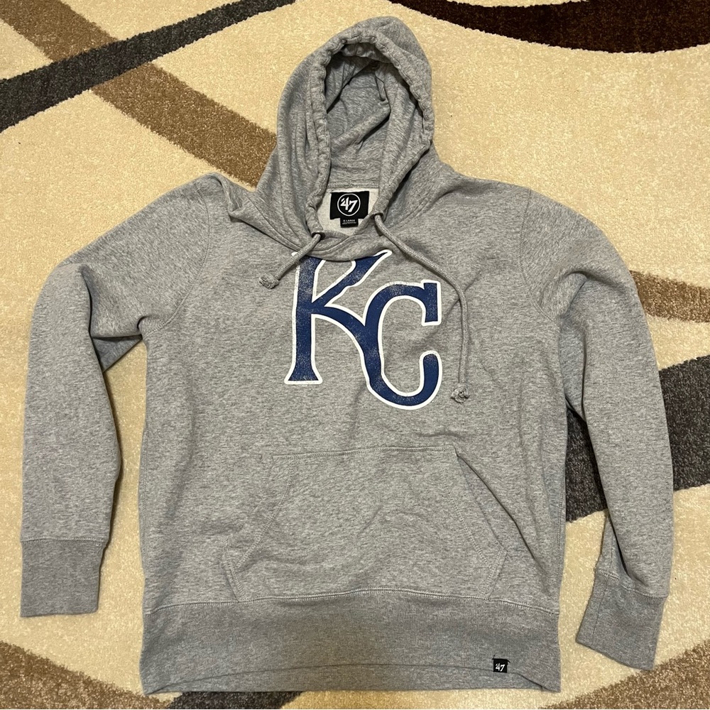 KC Royals 47 Brand Hoodie Sweatshirt - SIZE XL